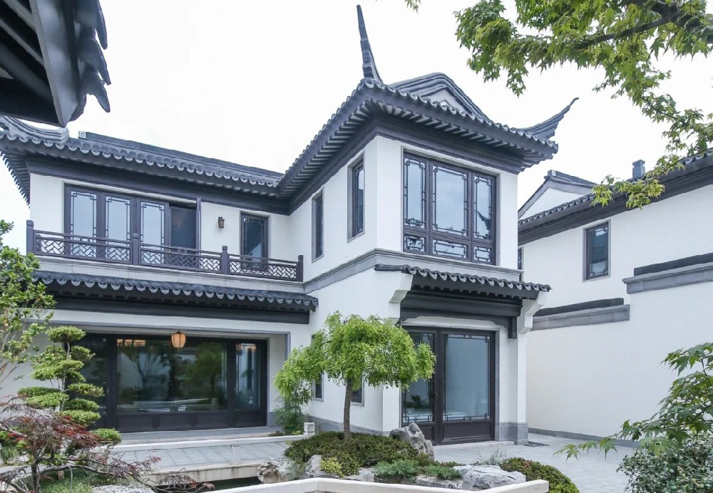 中式別墅門(mén)窗案例